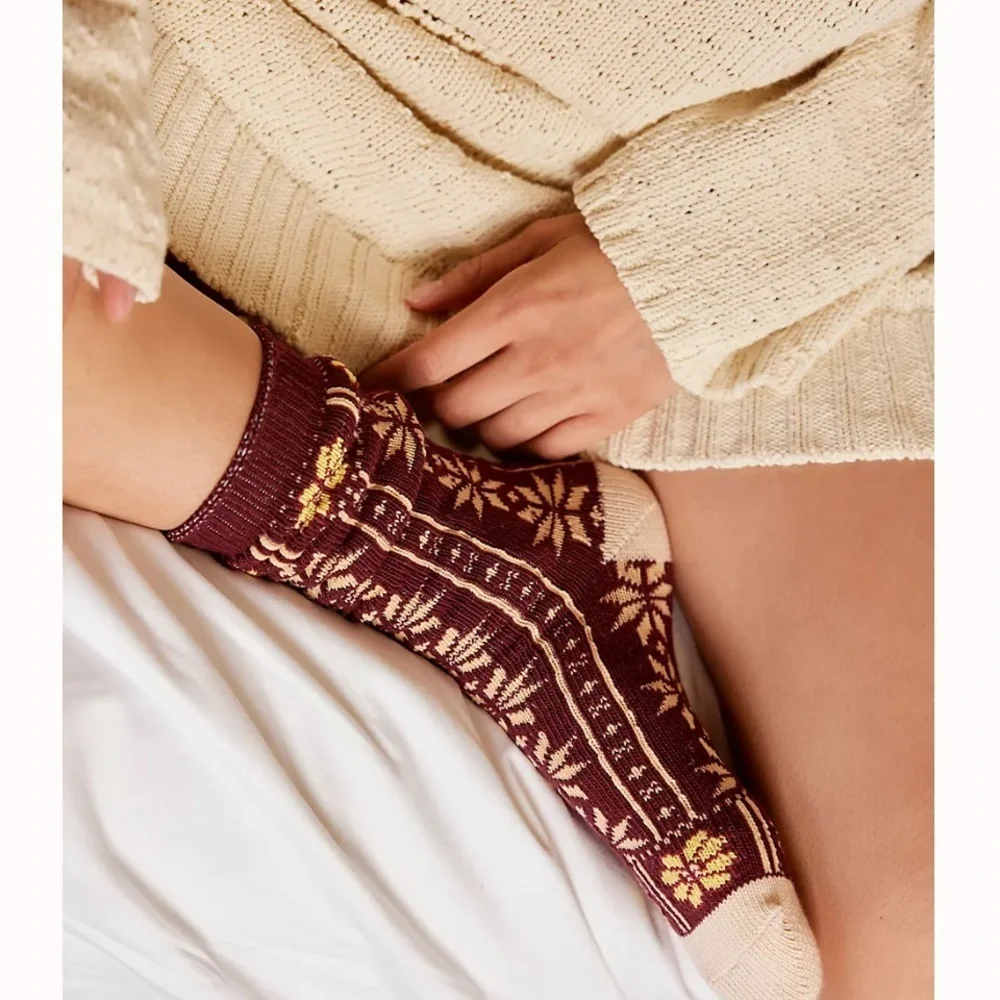 Free People Nearly Nordic Socks NWT